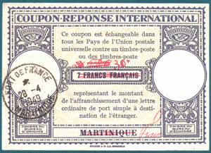 Dernier coupon de Martinique